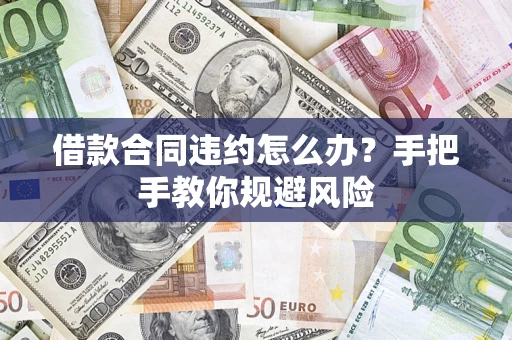 武汉借款合同违约怎么办？手把手教你规避风险