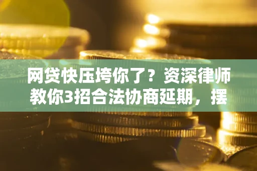 武汉网贷快压垮你了？资深律师教你3招合法协商延期，摆脱暴力催收！