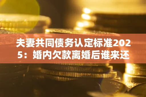 武汉夫妻共同债务认定标准2025:婚内欠款离婚后谁来还? 武汉夫妻共同债务认定标准2025:婚内欠款离婚后谁来还?