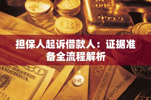 武汉担保人起诉借款人：证据准备全流程解析