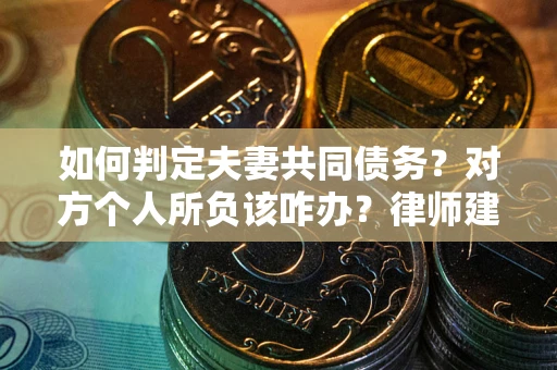武汉如何判定夫妻共同债务？对方个人所负该咋办？律师建议